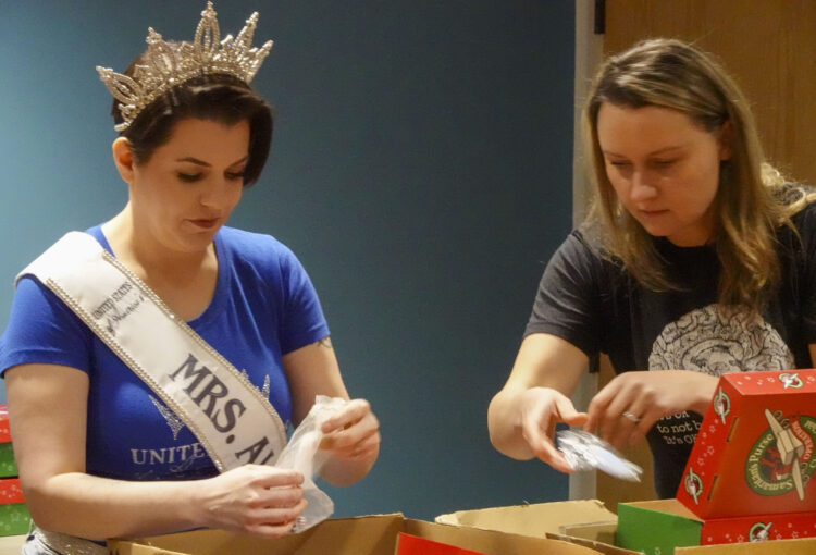 USOA Mrs. Alaska 2026, Carson Hupe, and Victoria Fatcheva, School-based Clinician